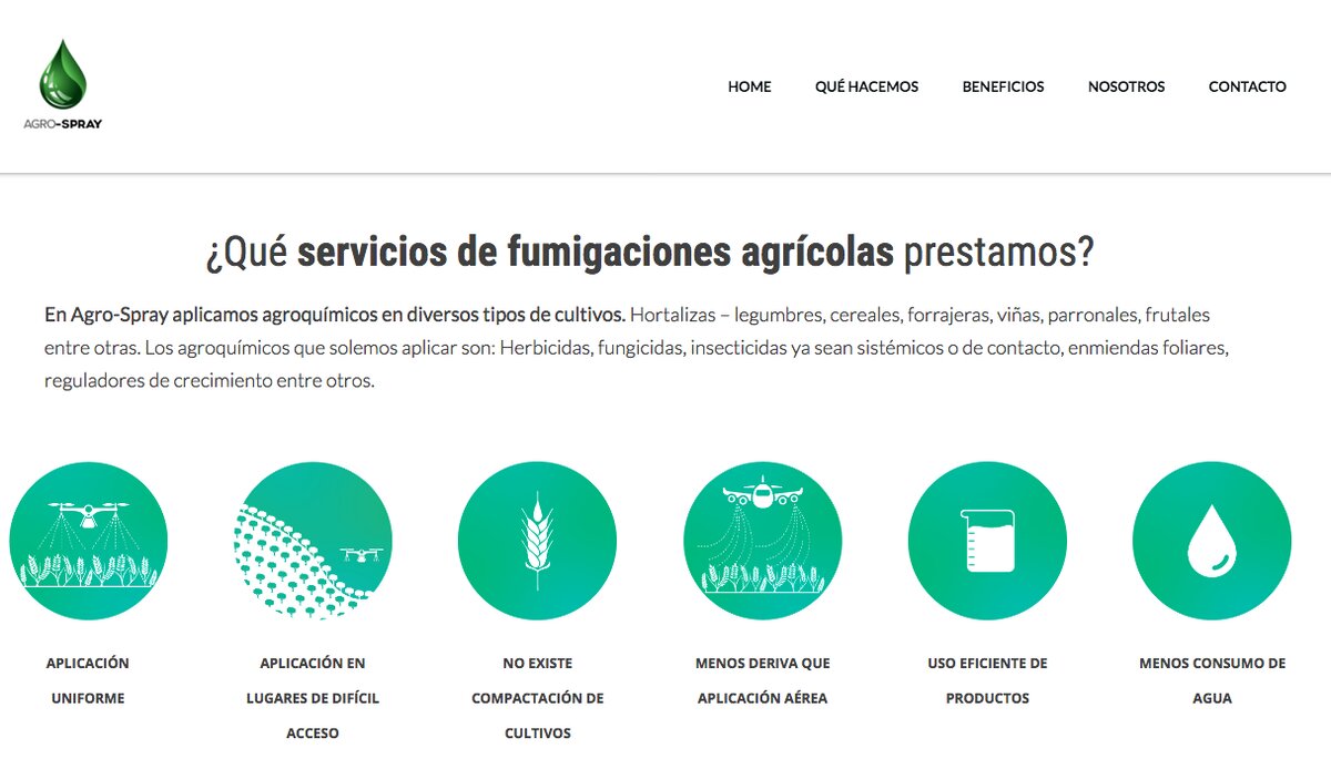 Fumigaciones agrícolas en regiones
